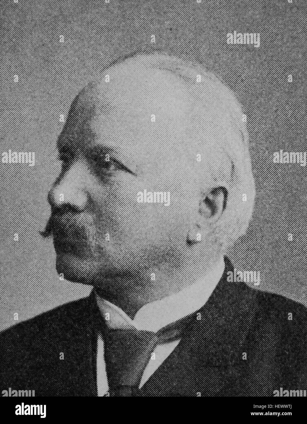 Enno Friedrich Wichard Ulrich von Wilamowitz-Moellendorff, 22 Dicembre 1848 - 25 settembre 1931, è stato un classico tedesco filologo, immagine dal 1895, digitale migliorata Foto Stock