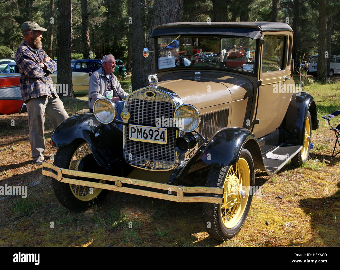 1929 Ford Modello una finestra 5 Coupe Foto Stock