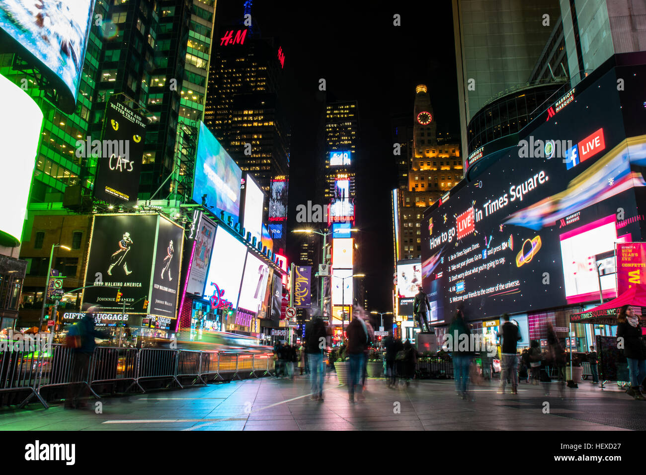 Time Square, Broadway, New York Foto Stock