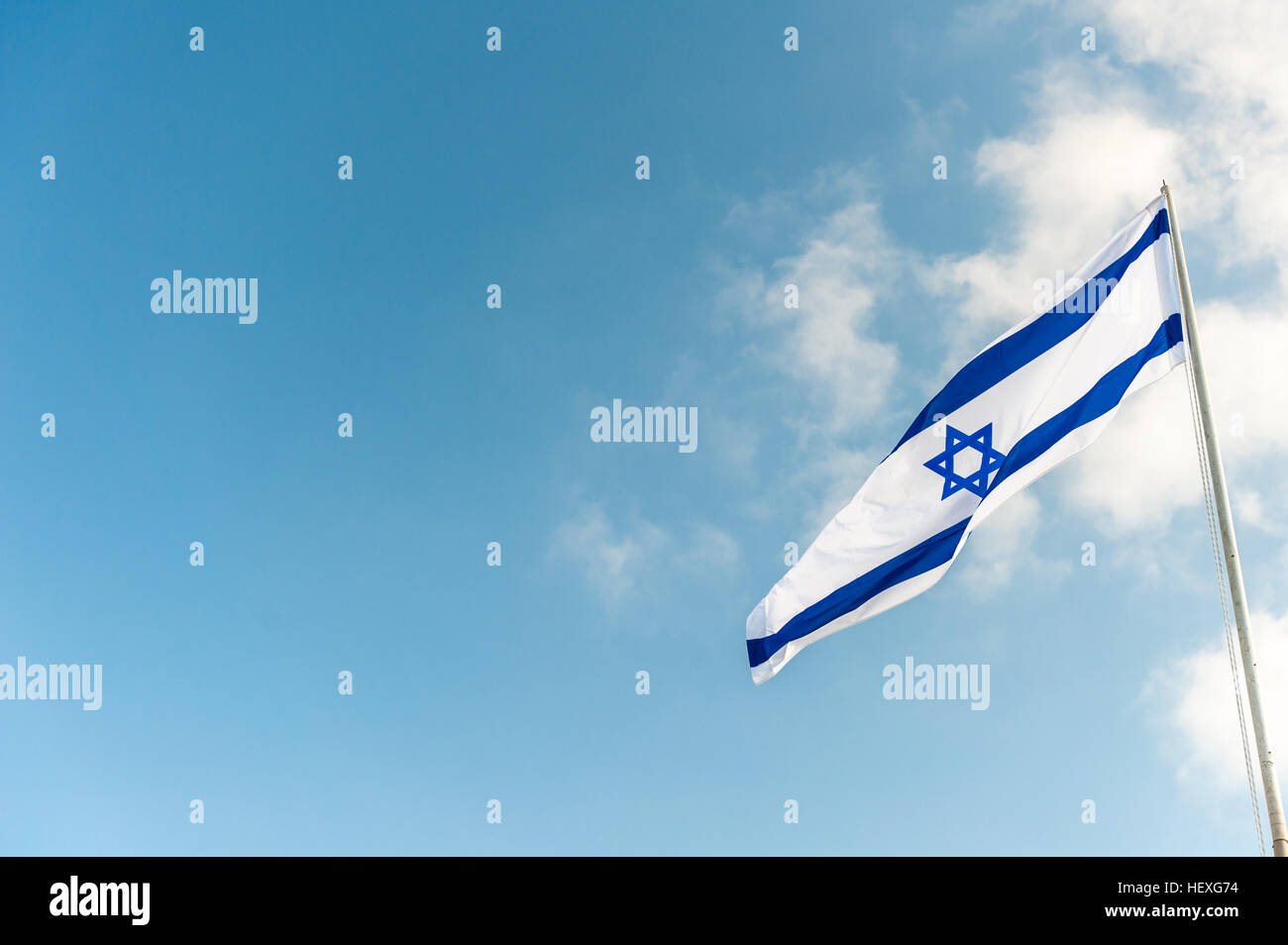 Bandiera israeliana Foto Stock