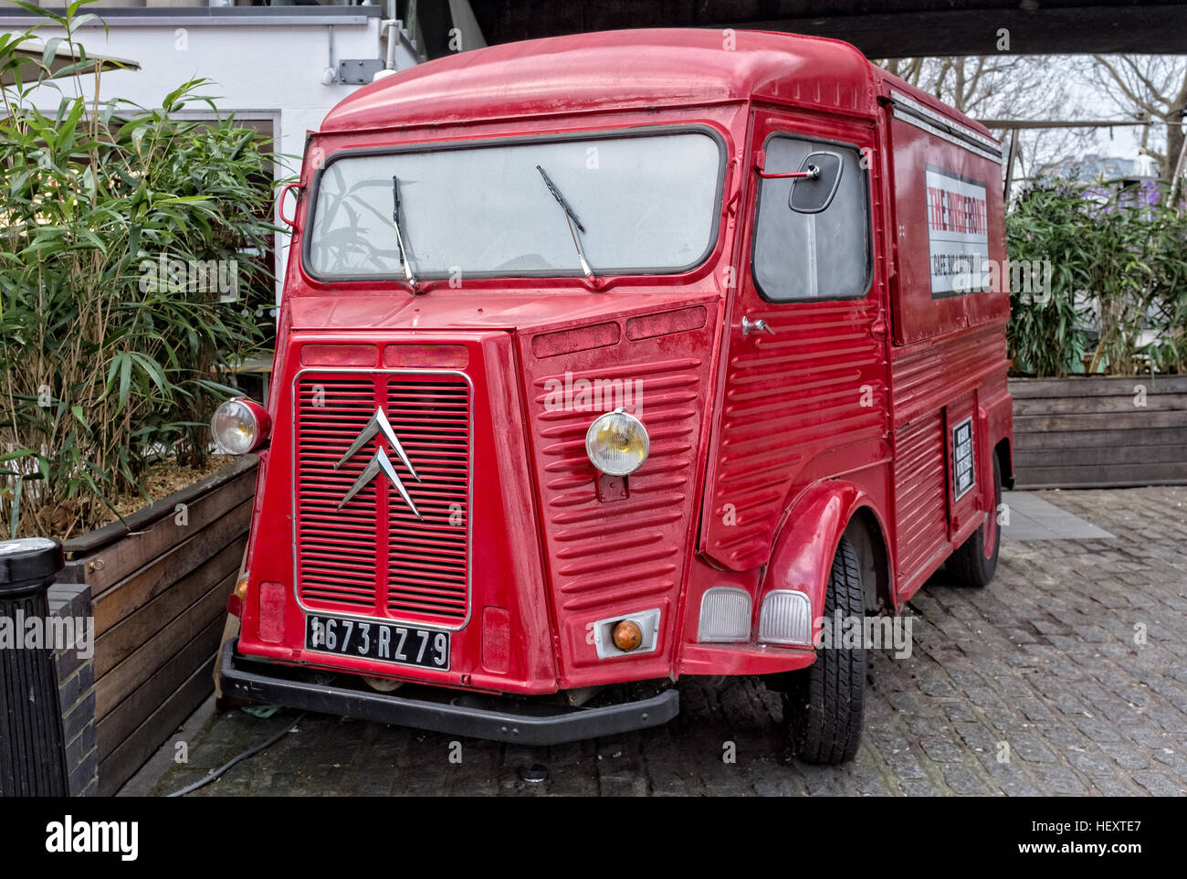Citroen Rosso Tipo HY FURGONE LAMIERATO Foto Stock