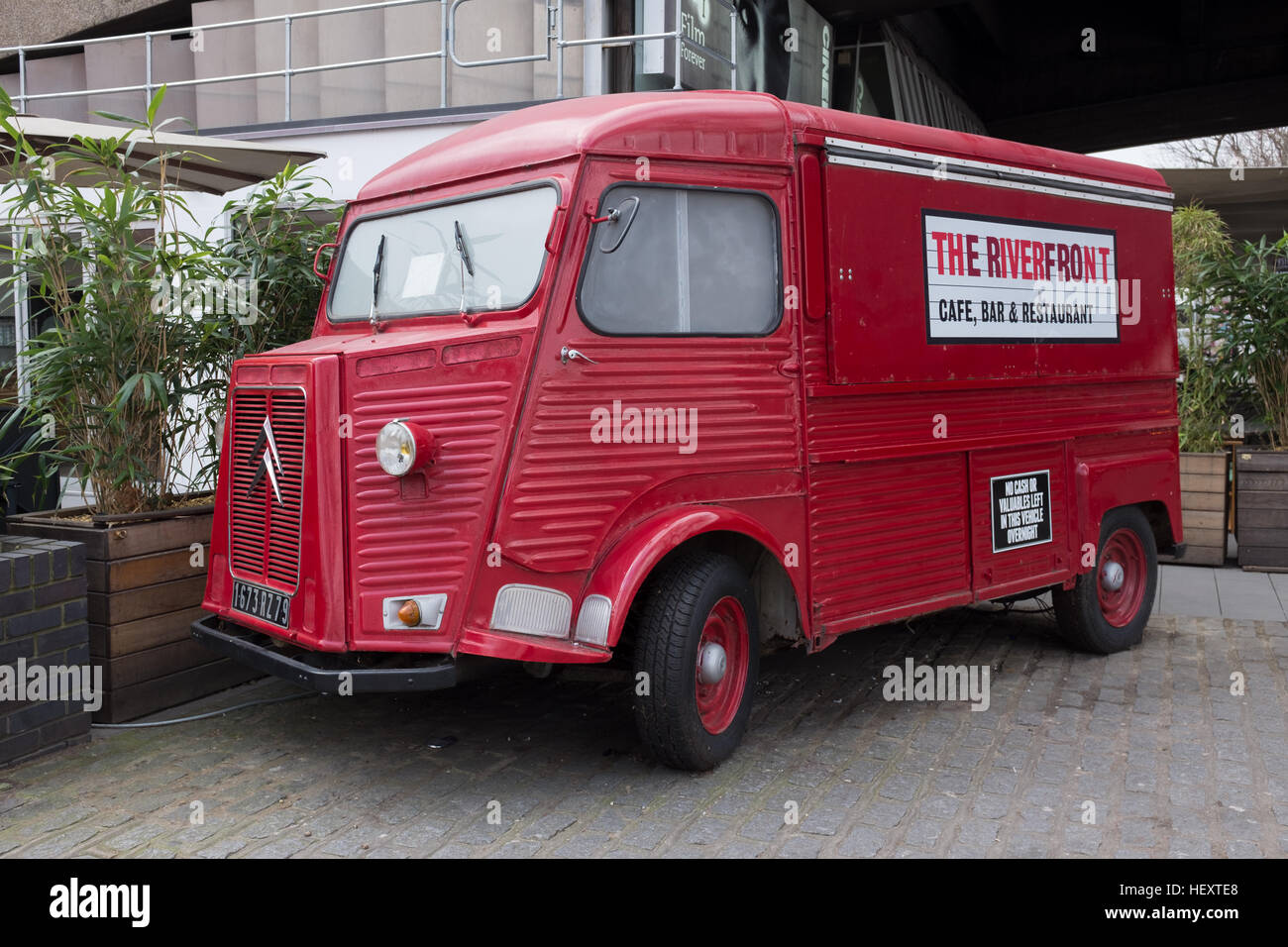 Citroen Rosso Tipo HY FURGONE LAMIERATO Foto Stock