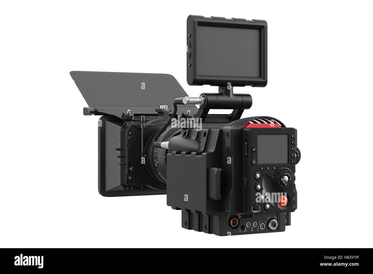 La telecamera video movie digital professional. Il rendering 3D Foto Stock