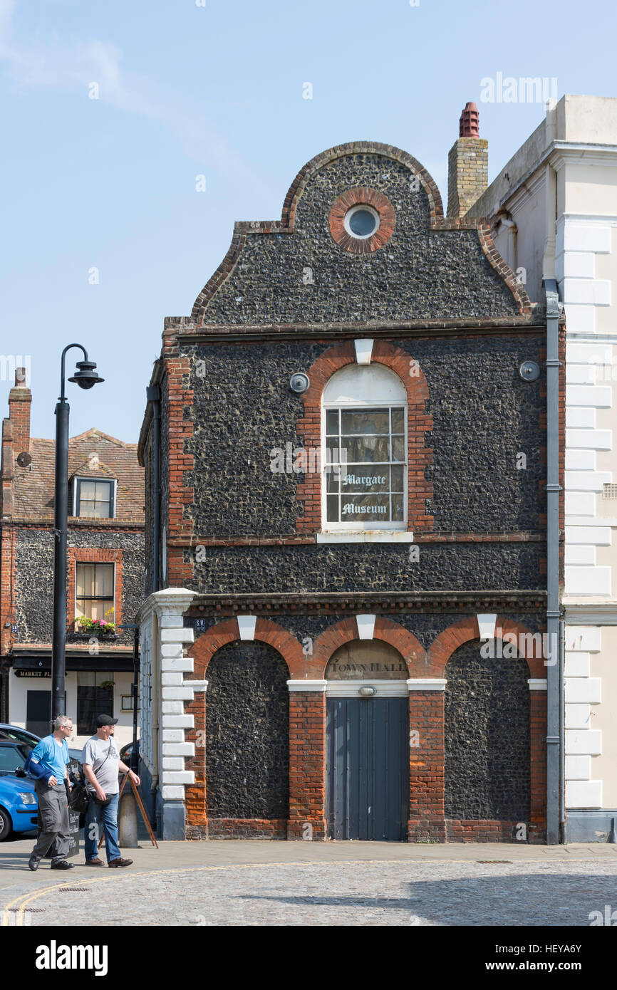 Museo di Margate nel Municipio della Città Vecchia, Market Place, Città Vecchia, Margate, Kent, England, Regno Unito Foto Stock