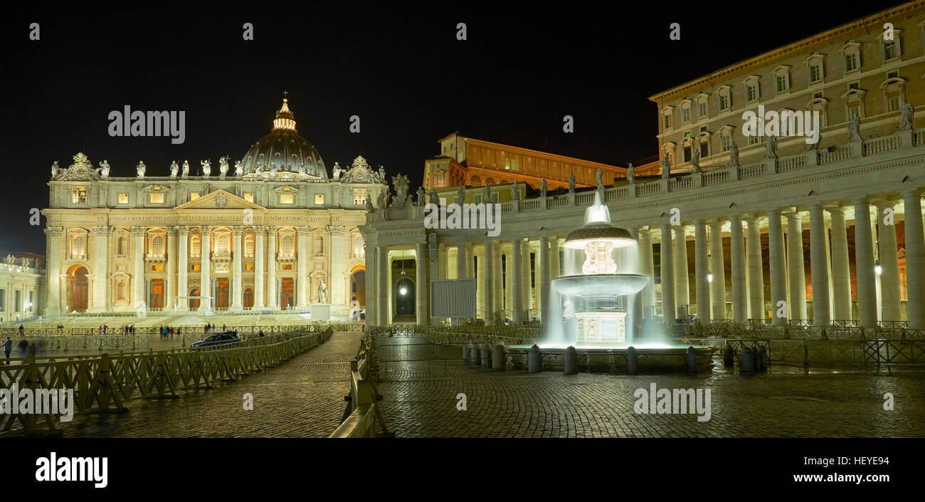 Piazza San Pietro. Città del Vaticano. Foto Stock