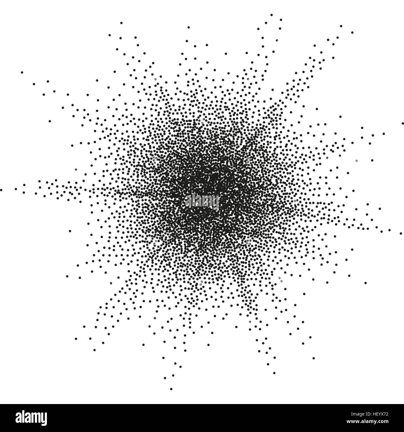 Abstract Sun sullo sfondo dei mezzitoni. EPS 10 Illustrazione Vettoriale