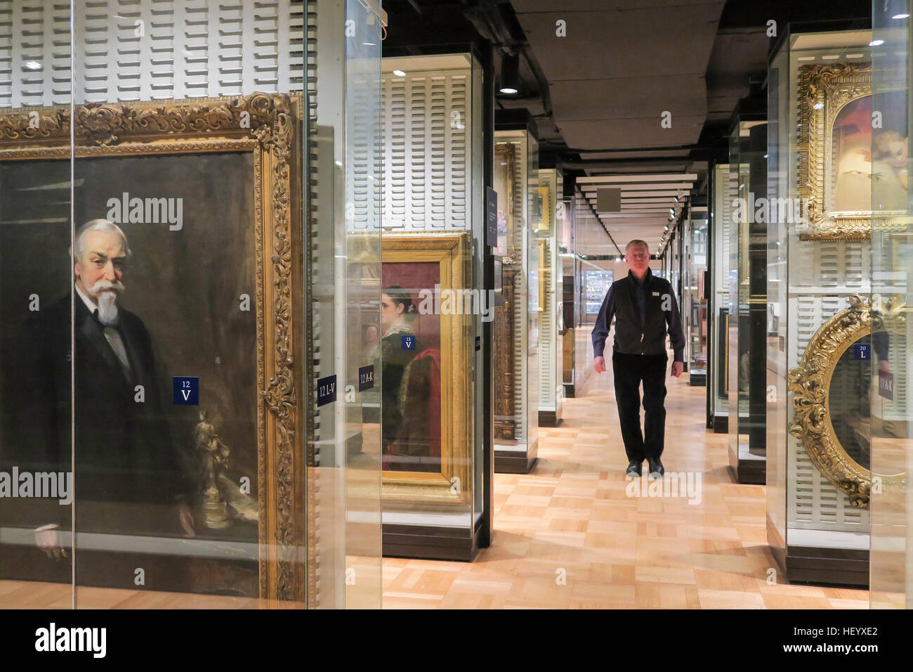 Henry R. Luce visibile Magazzino di stoccaggio, il Metropolitan Museum of Art di New York, Stati Uniti d'America Foto Stock