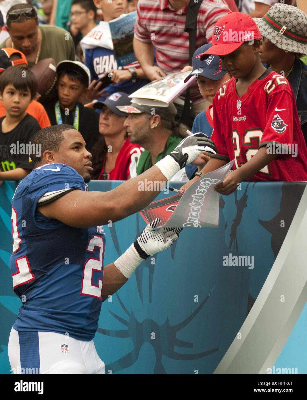 Doug Martin firma autografi Foto Stock