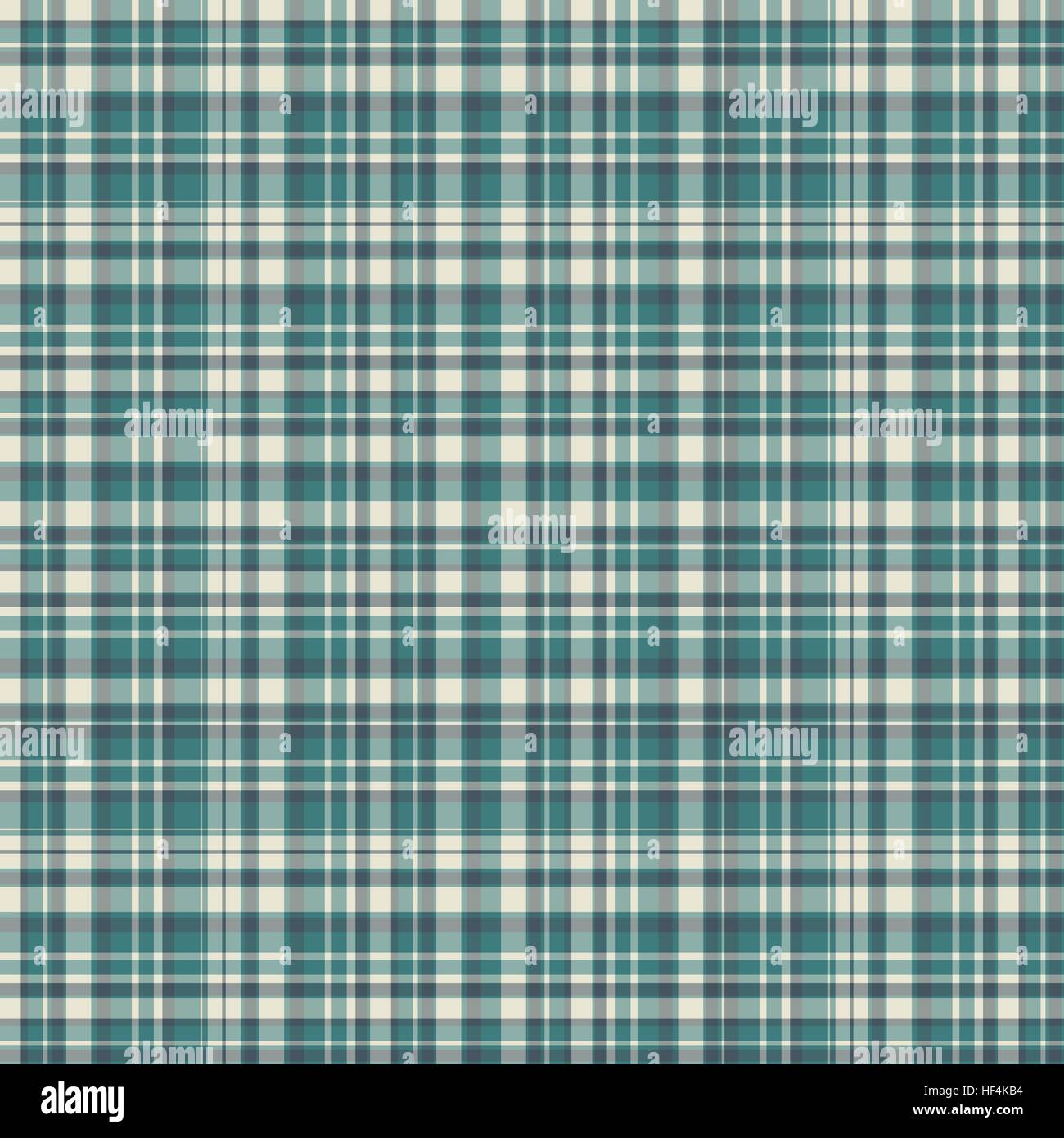A scacchi tartan tessuto tessile. Vector seamless pattern. Illustrazione Vettoriale