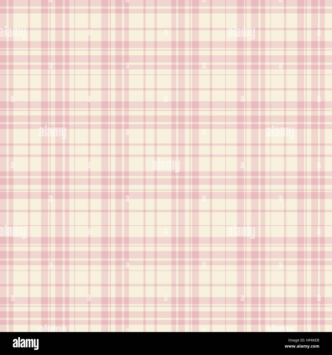 A scacchi tartan tessuto tessile. Vector seamless pattern. Illustrazione Vettoriale