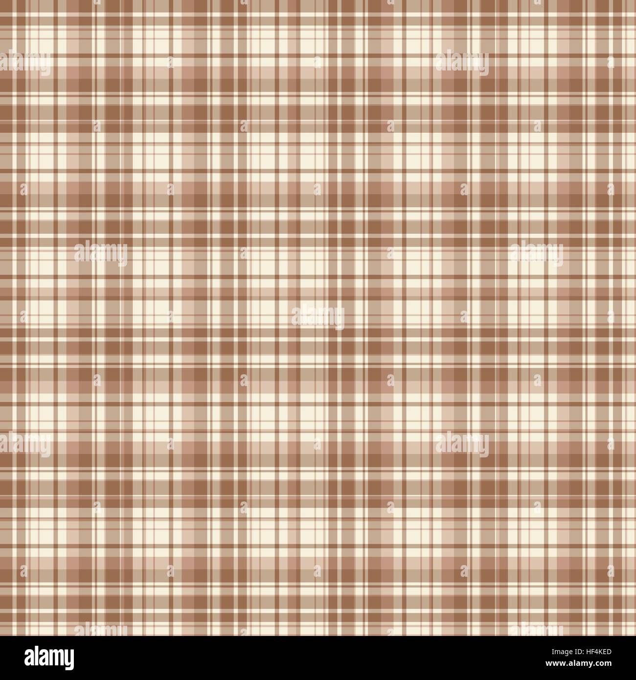 A scacchi tartan tessuto tessile. Vector seamless pattern. Illustrazione Vettoriale