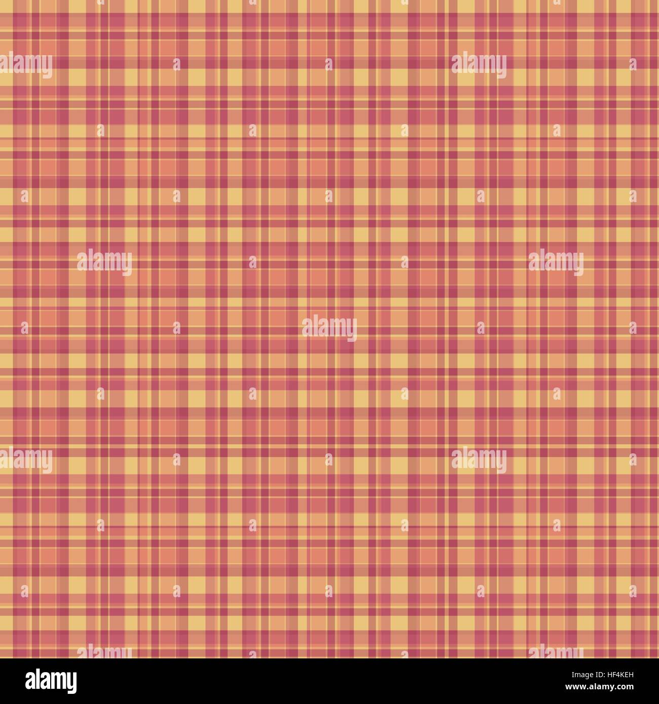 A scacchi tartan tessuto tessile. Vector seamless pattern. Illustrazione Vettoriale
