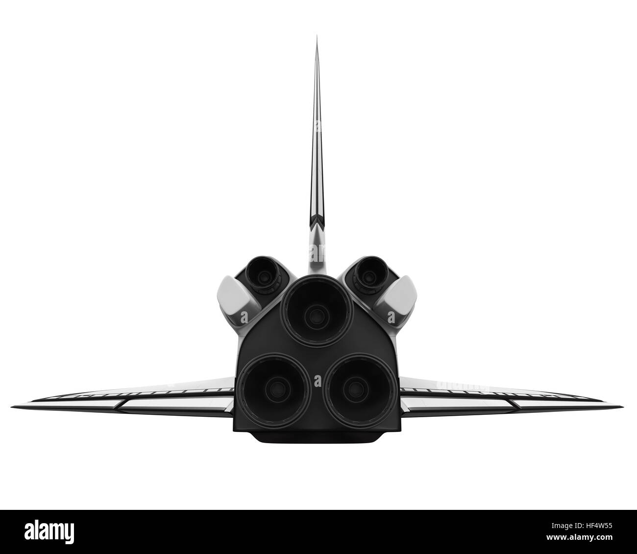 Space Shuttle isolato Foto Stock