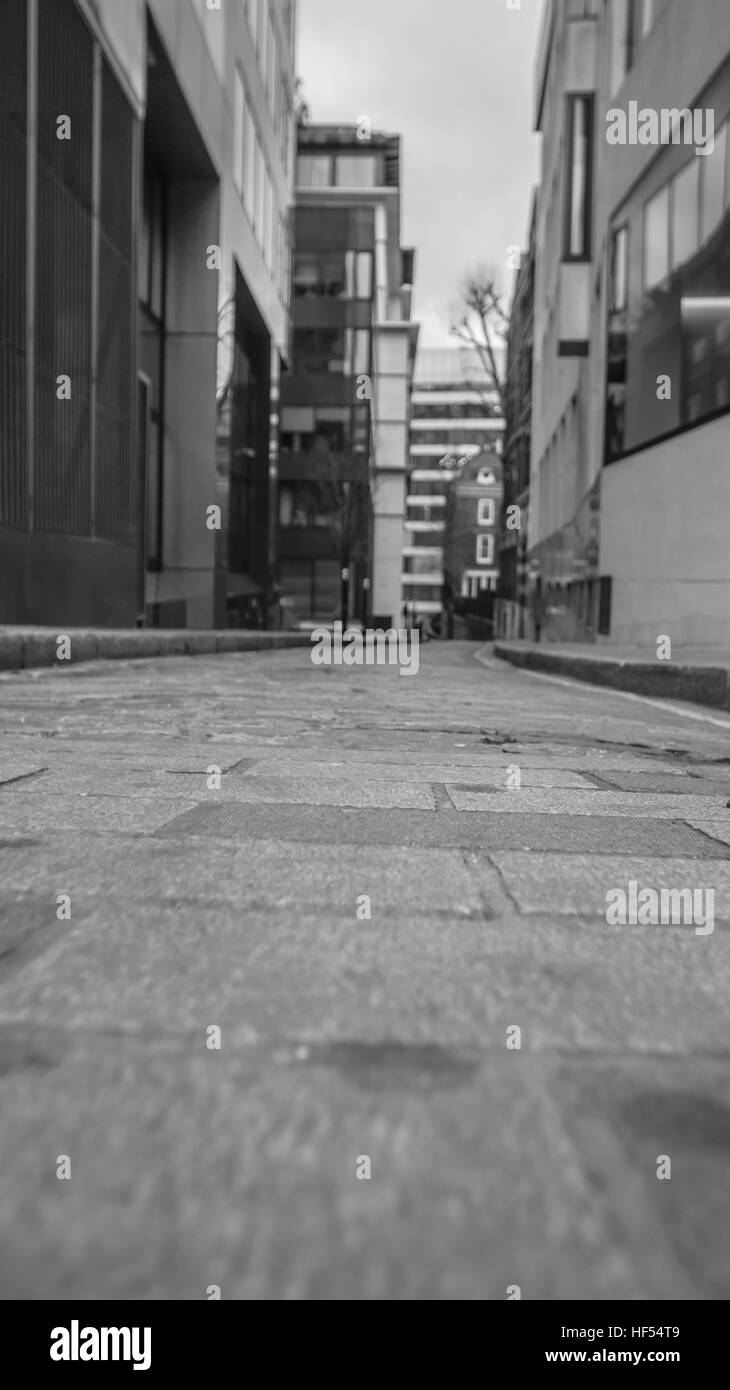 Colpo di un casuale street mentre si cammina intorno a Londra Foto Stock