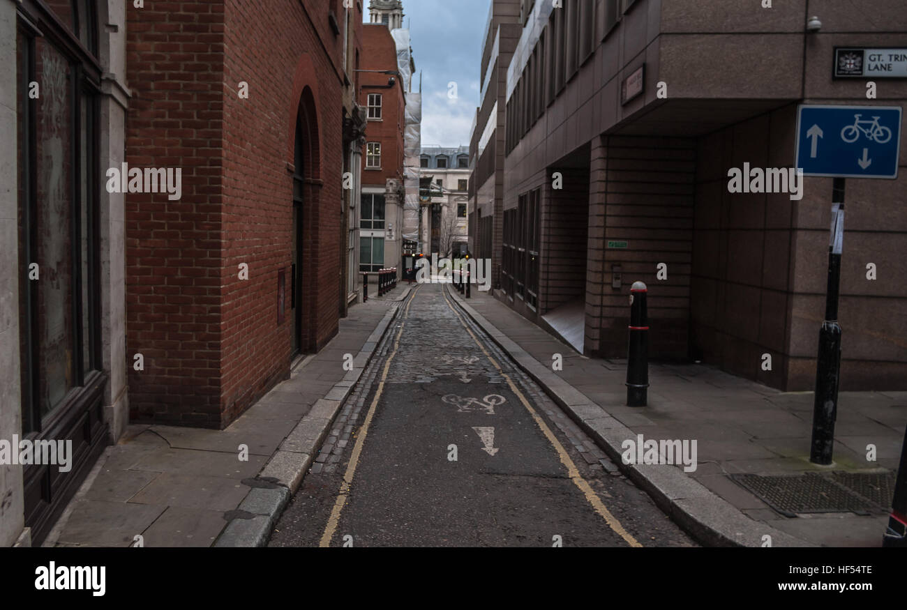 Colpo di un casuale street mentre si cammina intorno a Londra Foto Stock