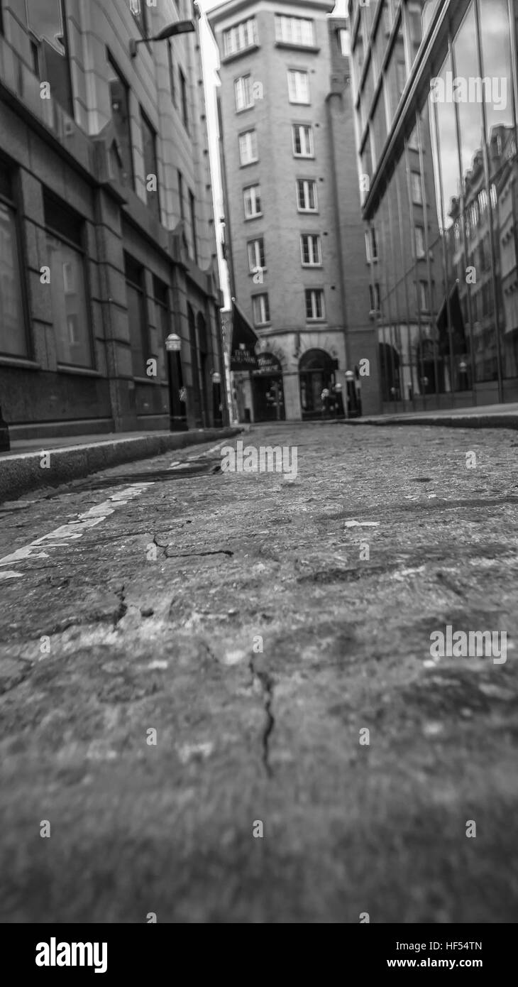 Inquadratura di un street nel centro di Londra Foto Stock