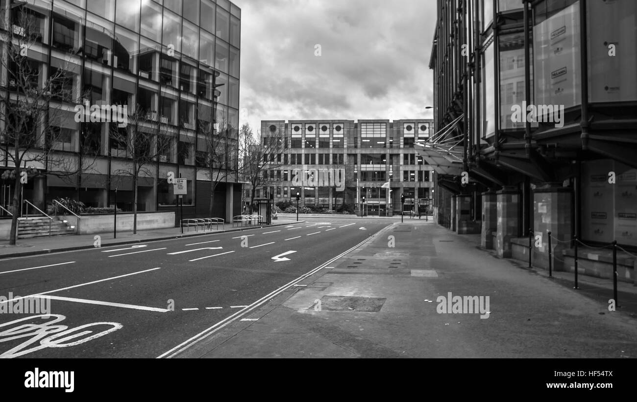 Inquadratura di un street nel centro di Londra Foto Stock