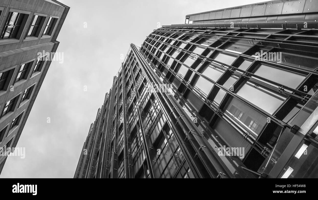 Gli edifici intorno a Londra Foto Stock