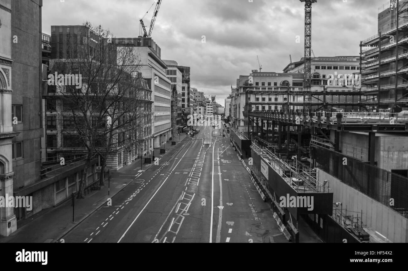 Inquadratura di un street nel centro di Londra Foto Stock