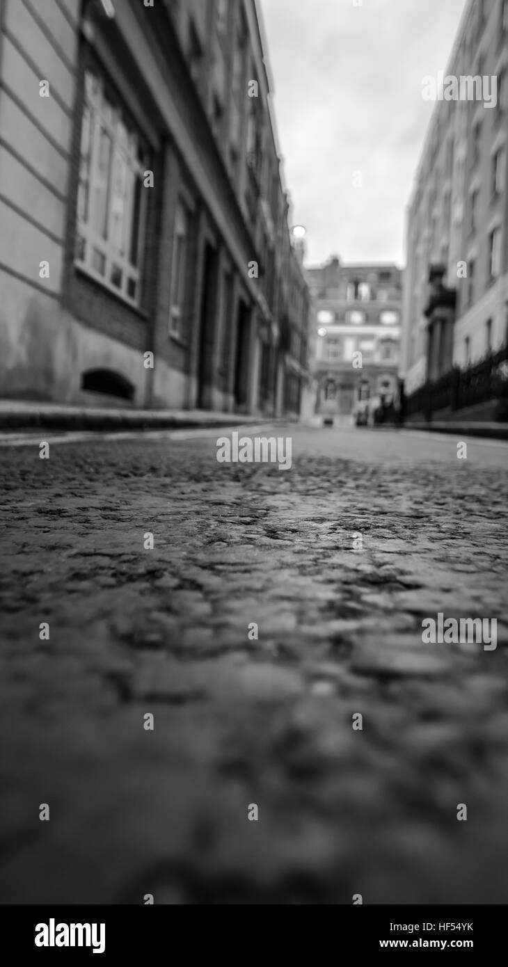 Colpo di un casuale street mentre si cammina intorno a Londra Foto Stock