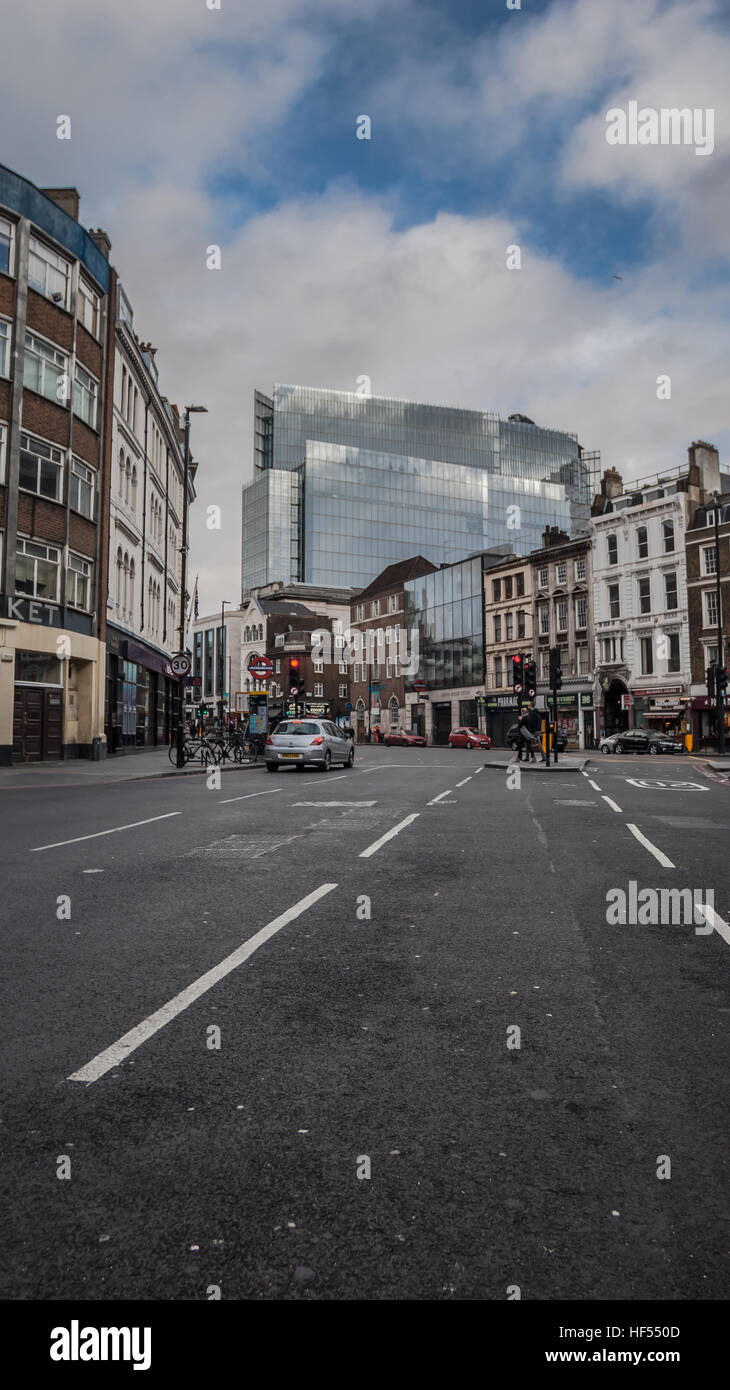 Colpo di un casuale street mentre si cammina intorno a Londra Foto Stock