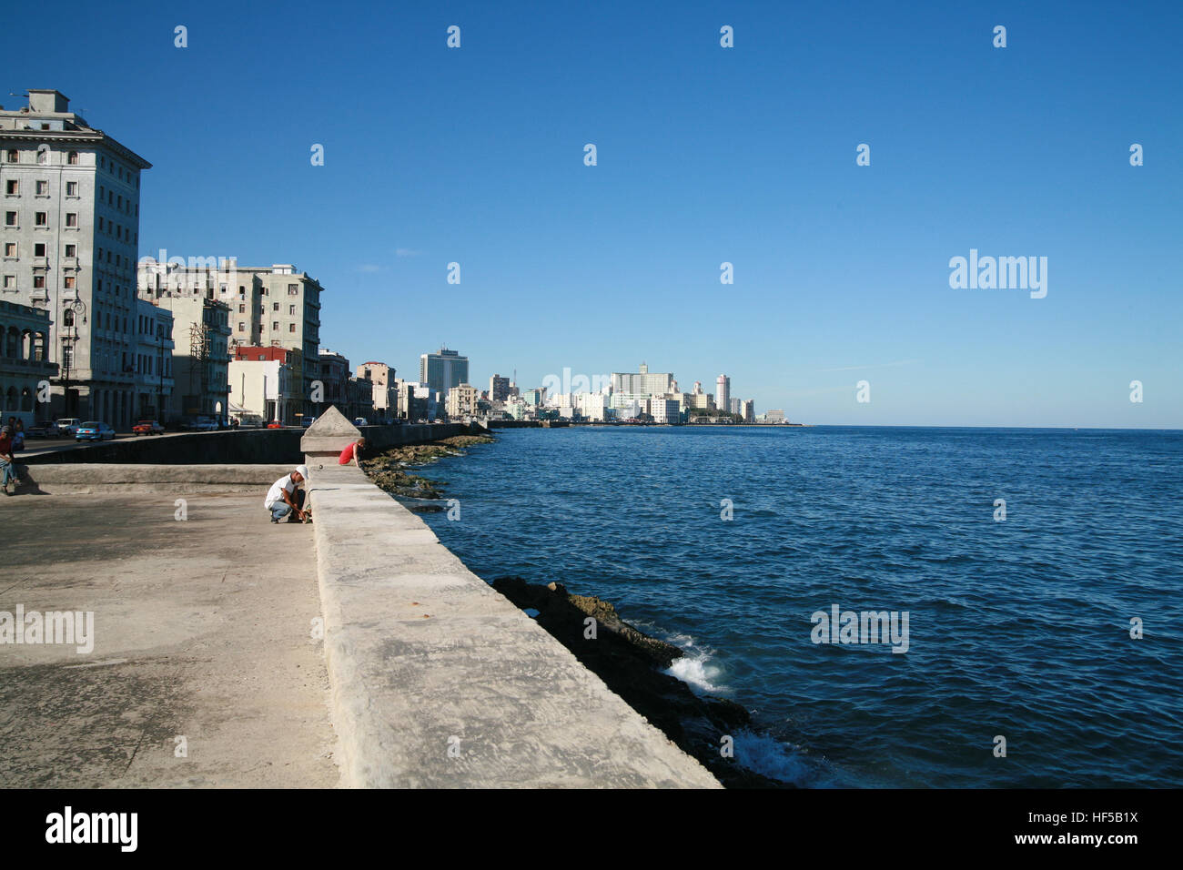 L'Avana Bay, Havana, Cuba, Caraibi, America Foto Stock