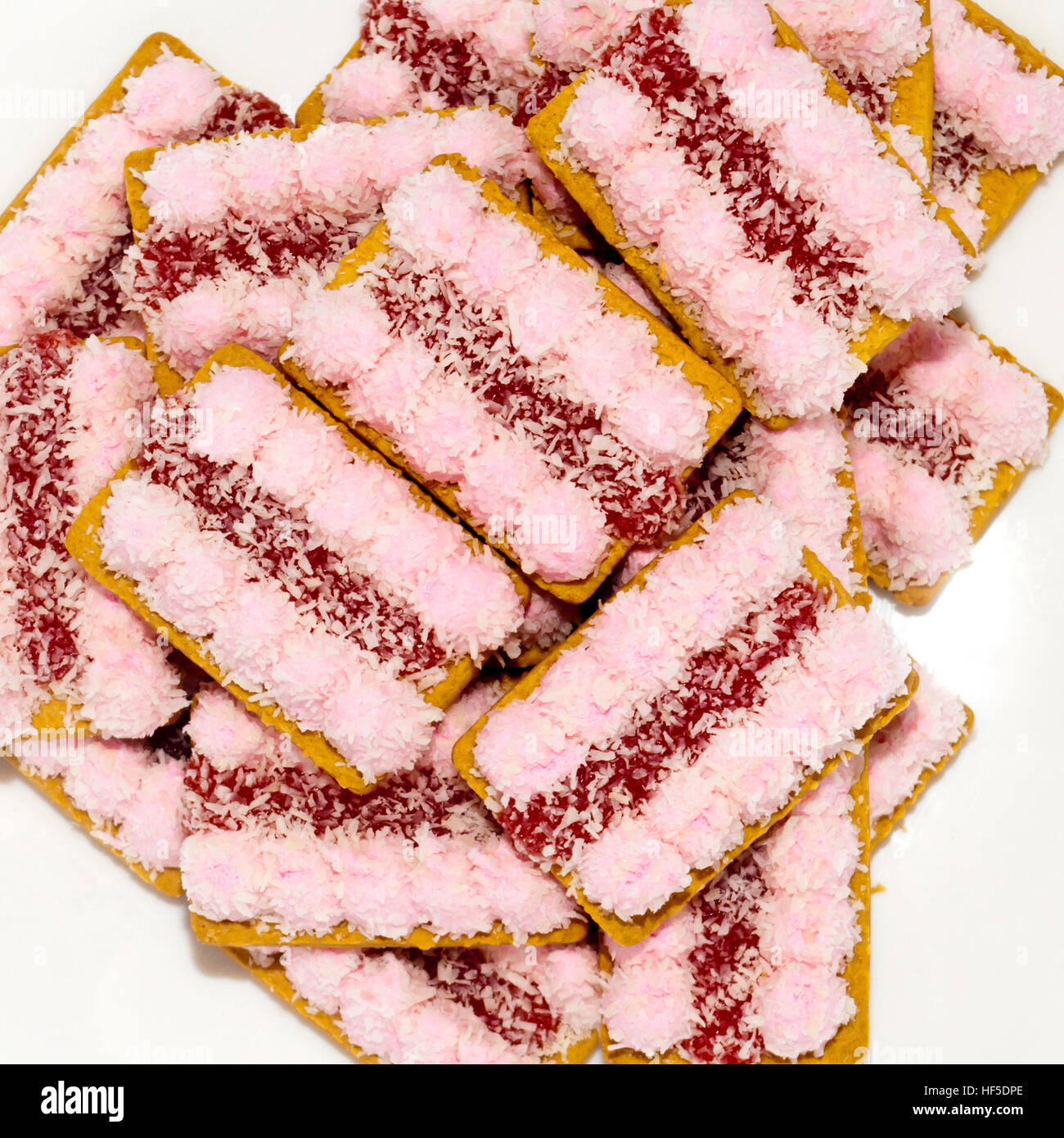 Inceppamento biscotti di malva Foto Stock