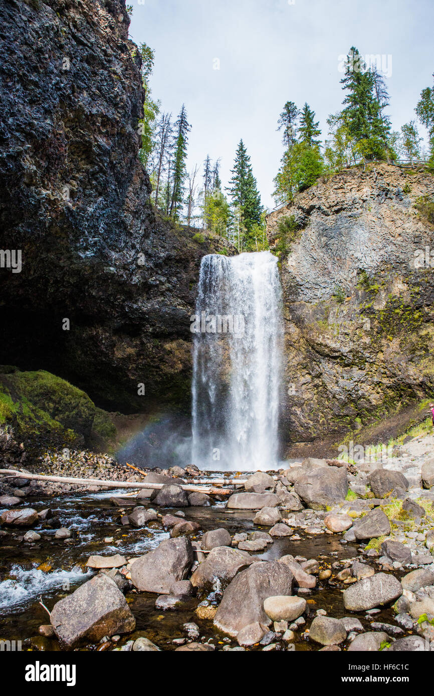 Moul Falls è una cascata su Grouse Creek nel Grey Parco Provinciale, est-centro di British Columbia, Canada. Si tratta di uno dei park più popolare s Foto Stock