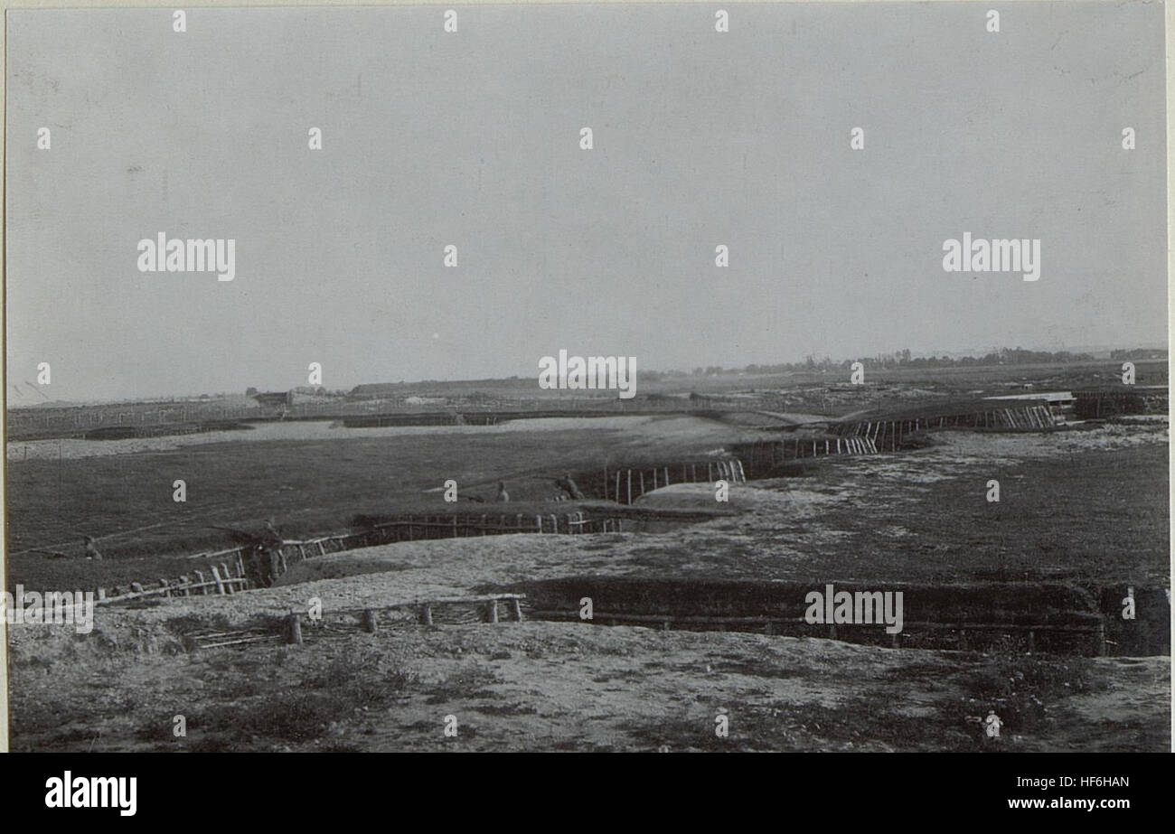 Una fotografia di un corso di formazione tecnica della prima guerra mondiale tenuto a Chelm, che documenta le operazioni militari e i preparativi per il combattimento sul fronte europeo. Foto Stock