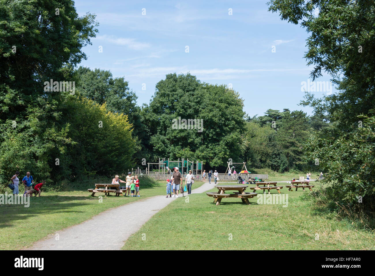 Manor Park Country Park, West Malling, Kent, England, Regno Unito Foto Stock