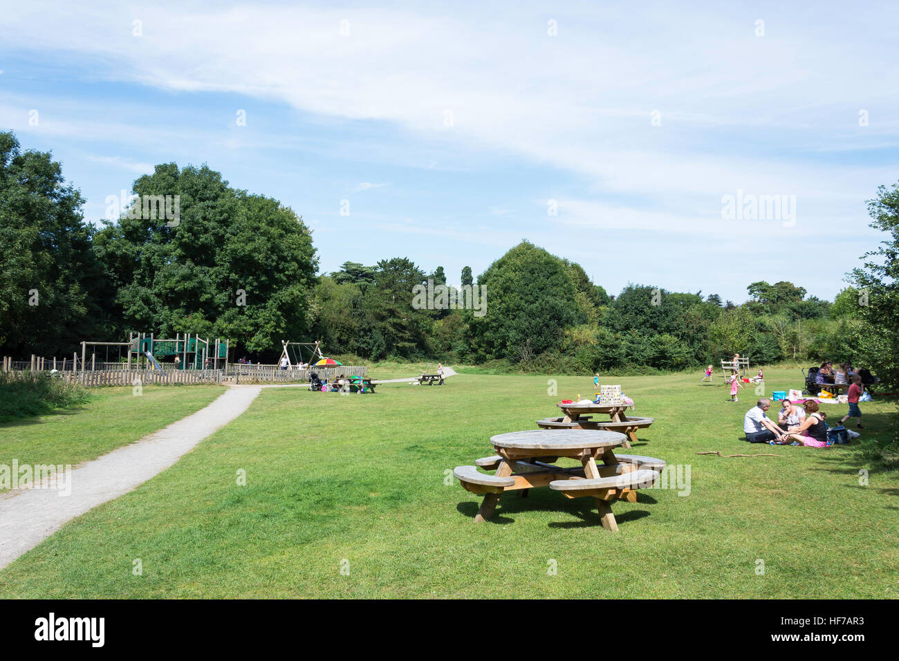 Manor Park Country Park, West Malling, Kent, England, Regno Unito Foto Stock