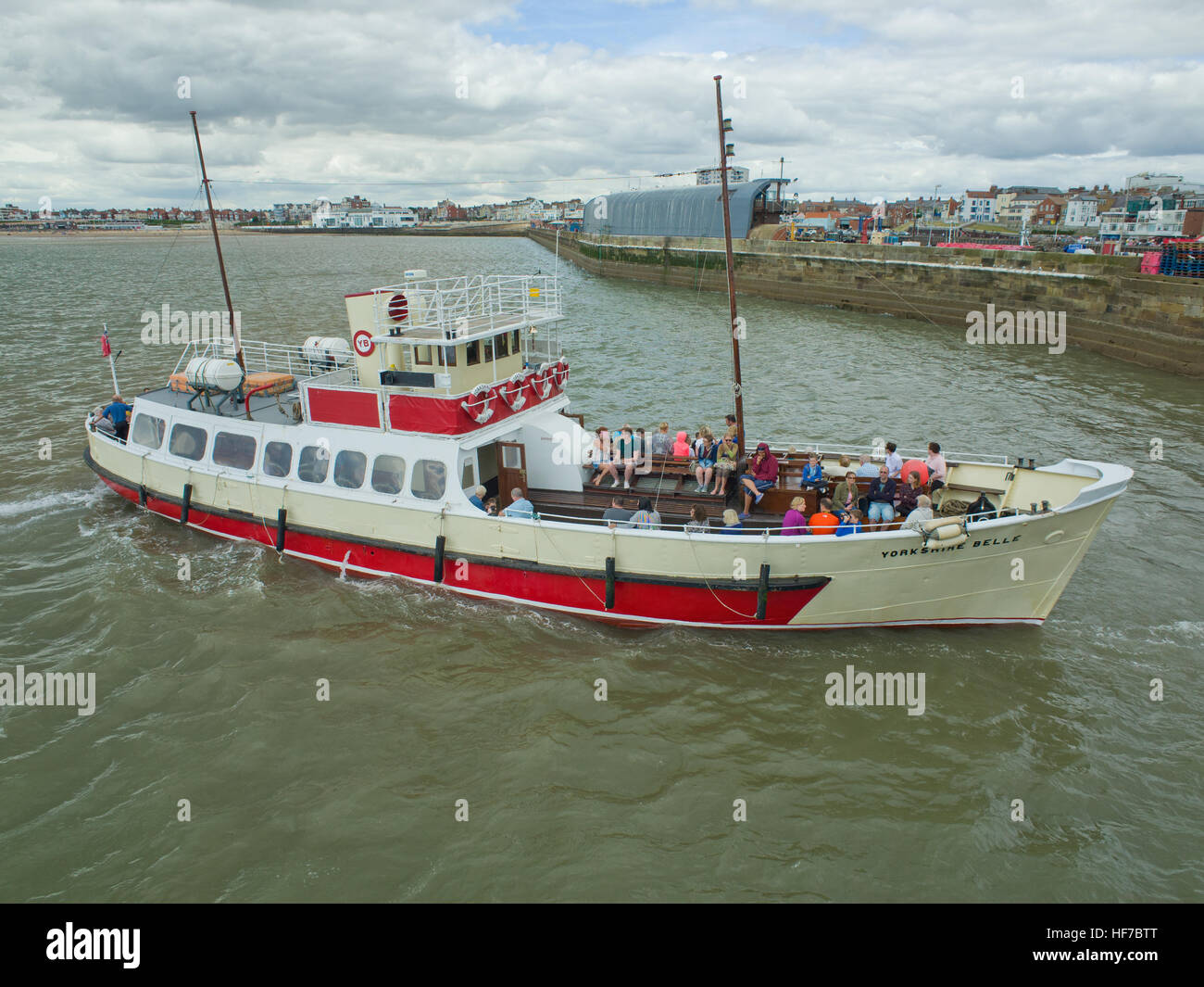 Yorkshire Belle Bridlington imbarcazione da diporto, East Yorkshire Coast UK Foto Stock