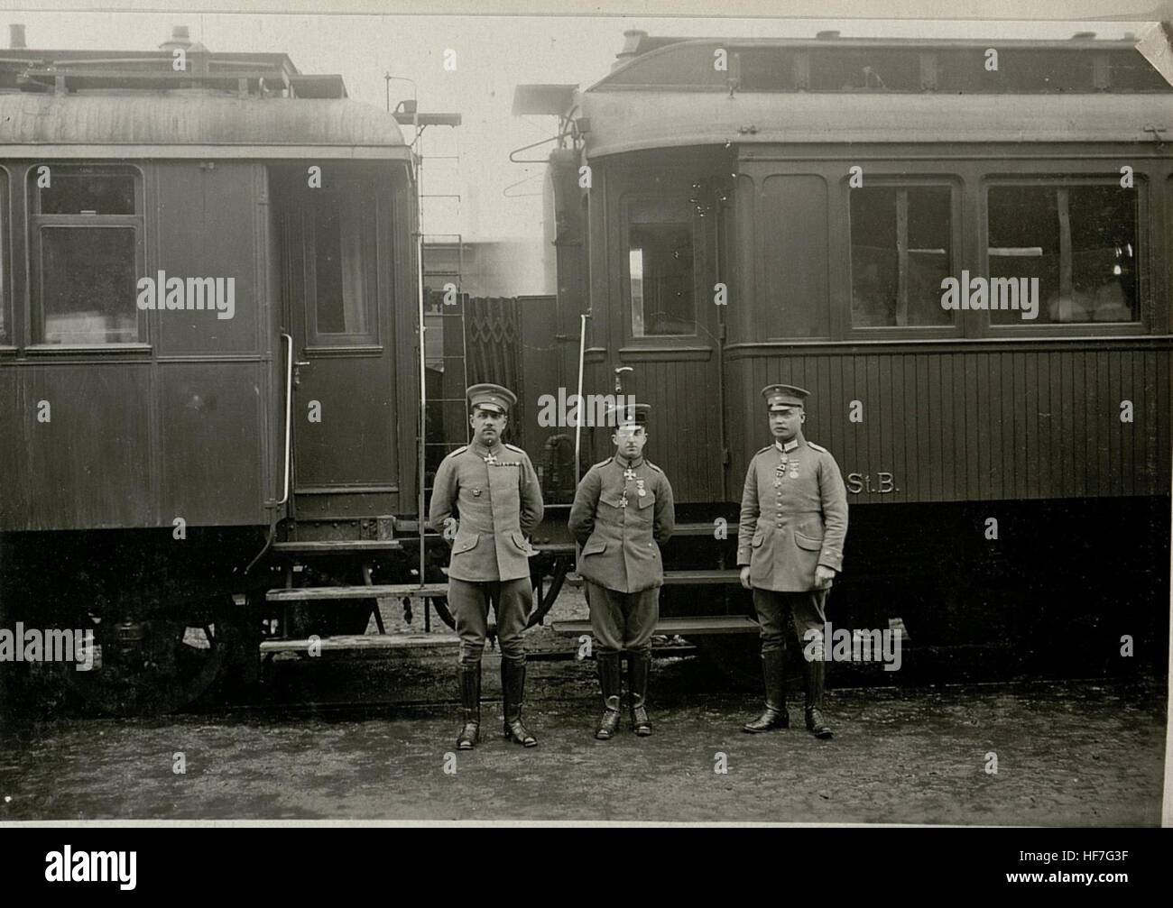 Una fotografia storica del periodo della prima guerra mondiale, che mostra il turco K. Hoheiten e le misure militari come parte delle collezioni europee del 1914-1918. Foto Stock