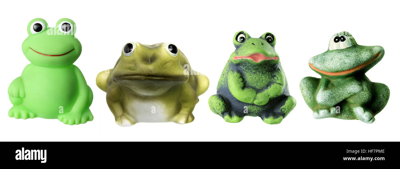 Figurine di rana Foto Stock