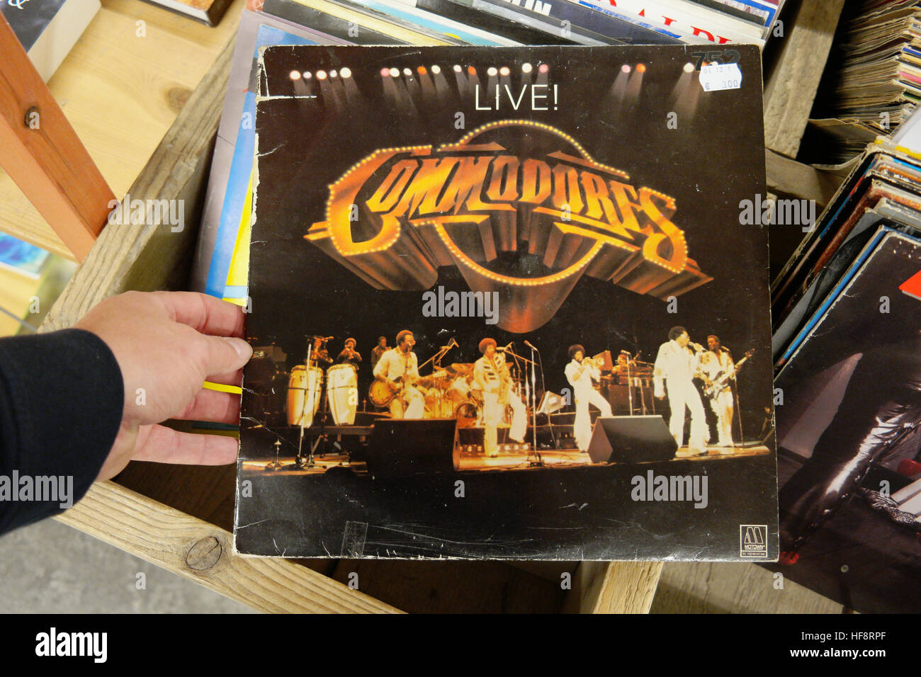 Album: Commodores, Live Foto Stock