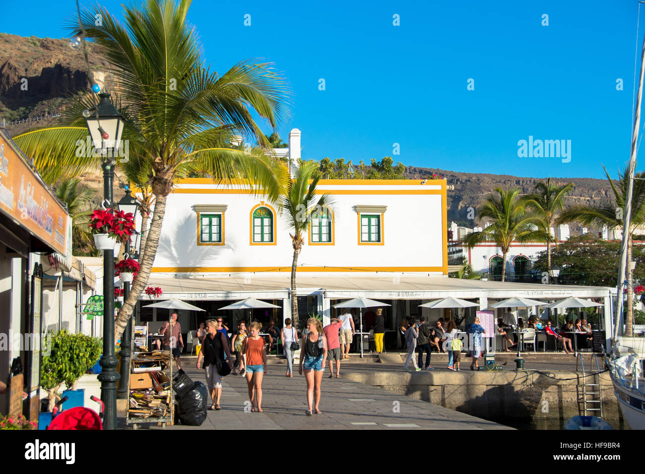 Puerto de Mogan a gran canaria, Spagna Foto Stock