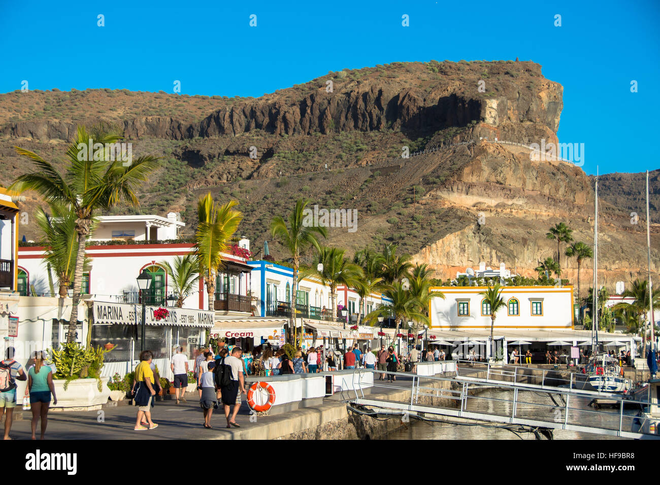 Puerto de Mogan a gran canaria, Spagna Foto Stock