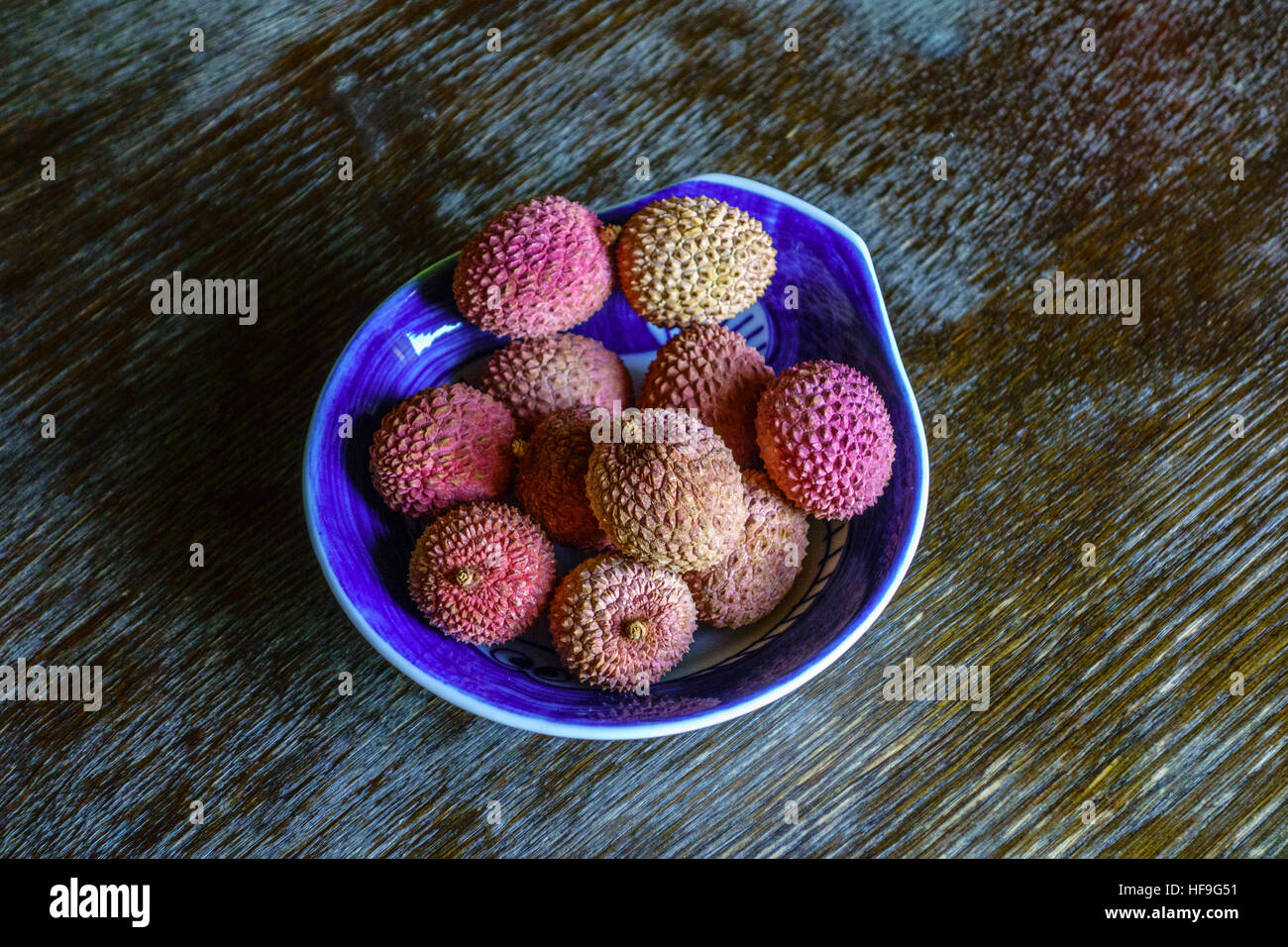Frutta di Lychee Foto Stock