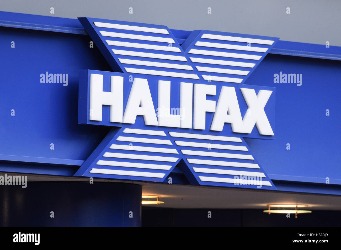 Halifax bank logo di segno Foto Stock