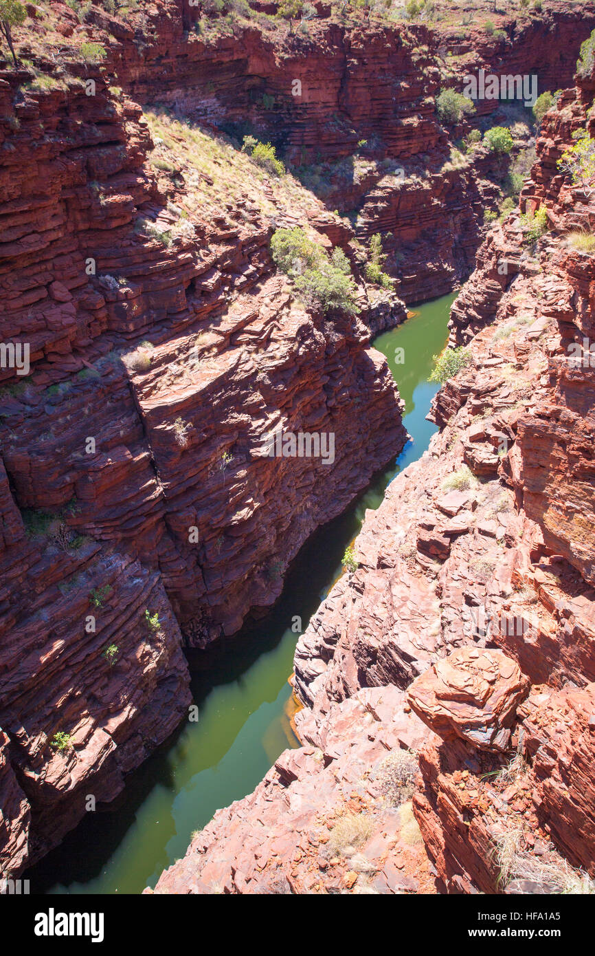 Joffrey Gorge, Karijini, Australia occidentale Foto Stock