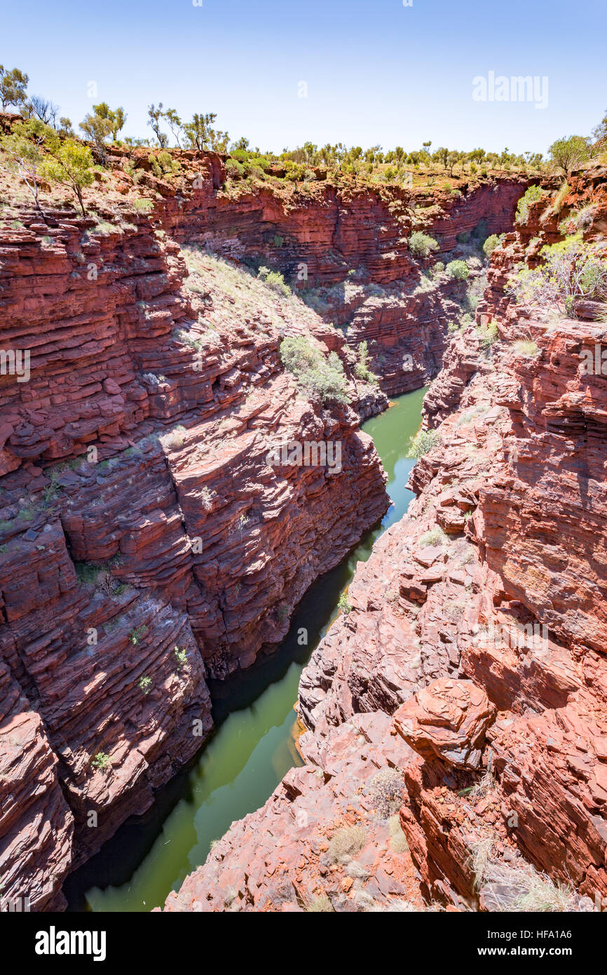 Joffrey Gorge, Karijini, Australia occidentale Foto Stock