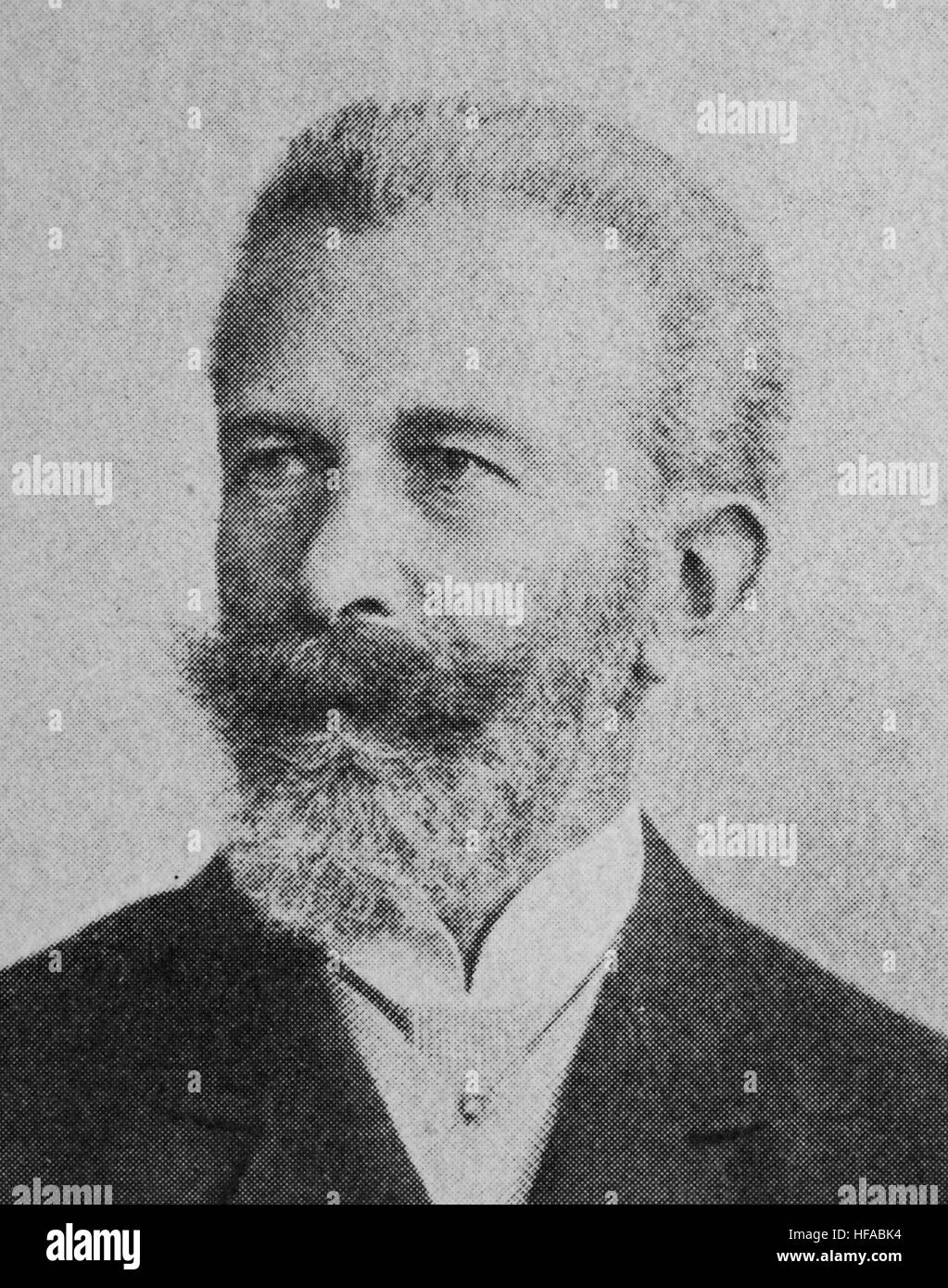 Friedrich Schulz, 1795-1864, politican tedesco e il ministro, riproduzione foto dall'anno 1895, digitale migliorata Foto Stock