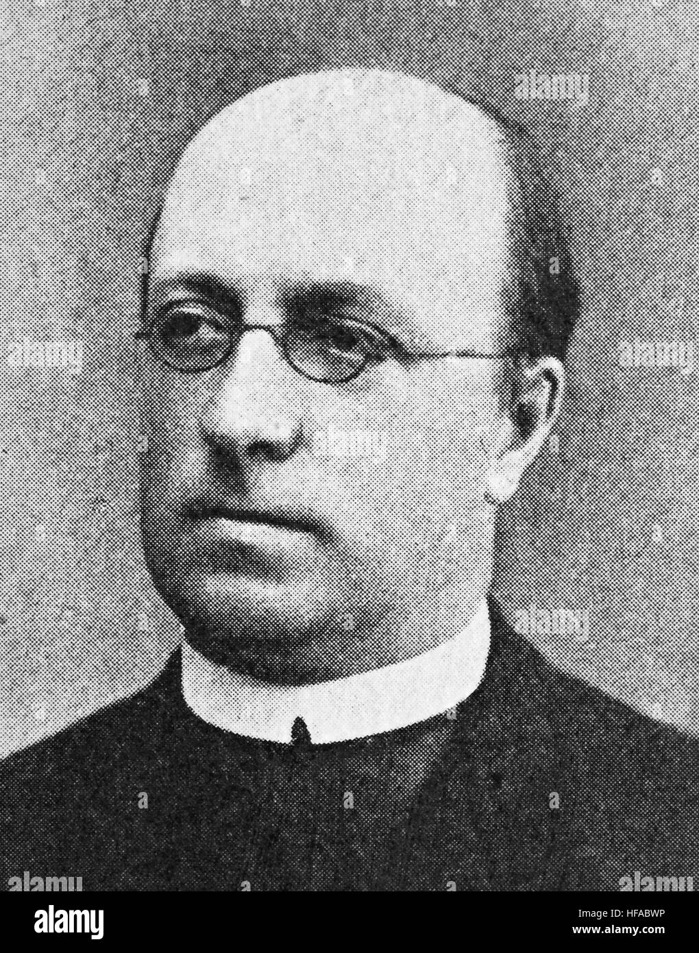 Rudolf Ritter von Scherer, 1845-1918, era un religioso austriaco il professore di diritto., riproduzione foto dall'anno 1895, digitale migliorata Foto Stock