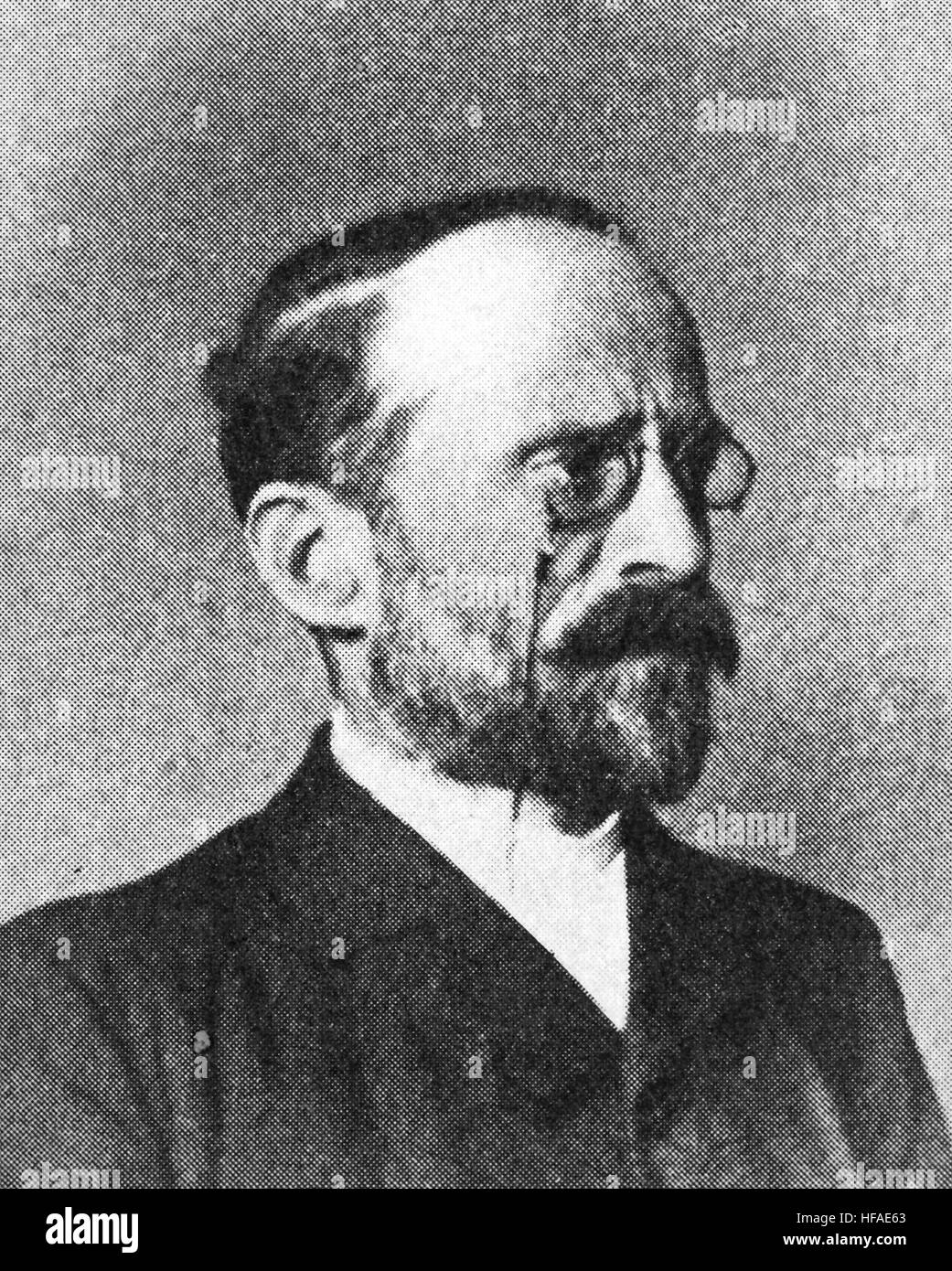 Theodor Lipps, 1851- 1914, un filosofo tedesco, riproduzione foto dall'anno 1895, digitale migliorata Foto Stock