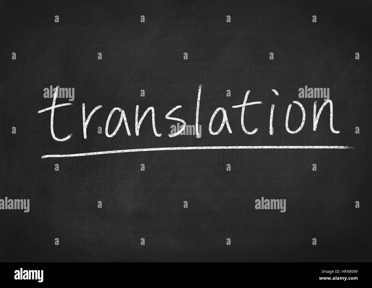 Traduzione Foto Stock