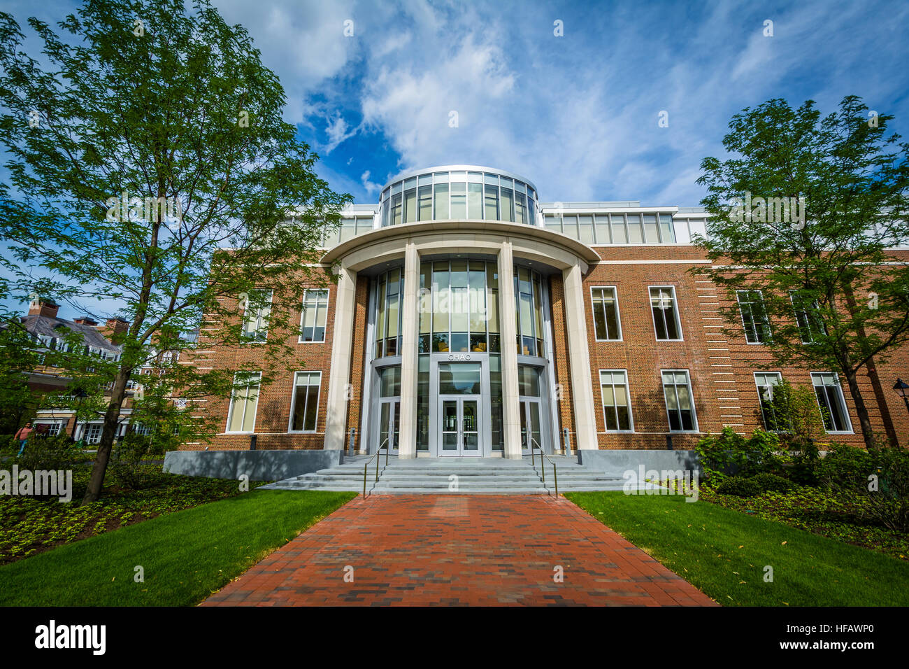 Il Centro Chao, presso la Harvard Business School di Boston, Massachusetts. Foto Stock