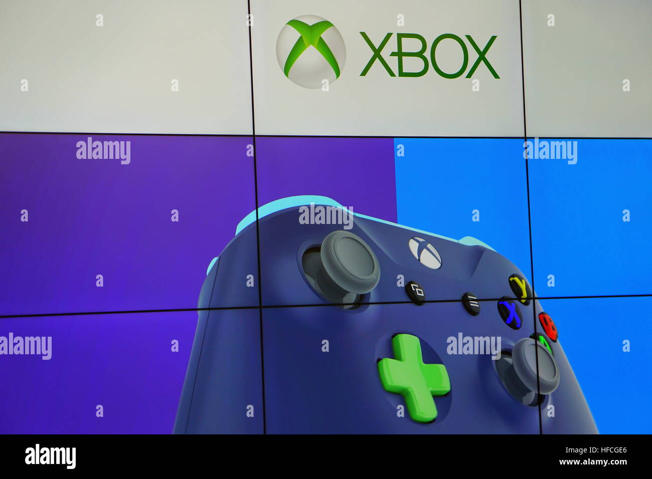 Microsoft Xbox 360 video game controller Foto Stock