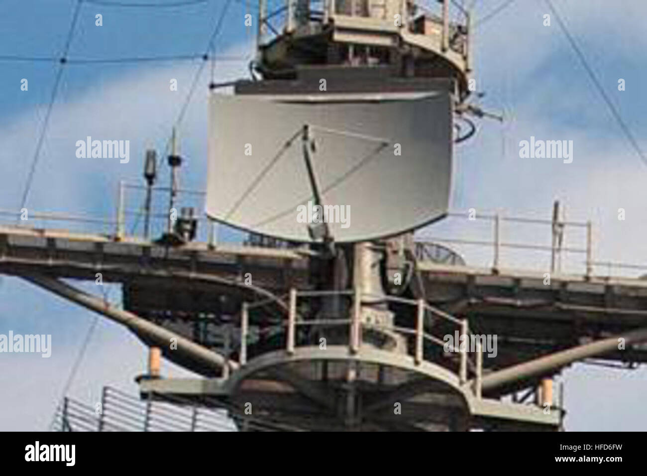Il codice SPN-43 del controllo del traffico aereo radar sulla USS Enterprise (CVN-65) il 28 marzo 2012 Foto Stock