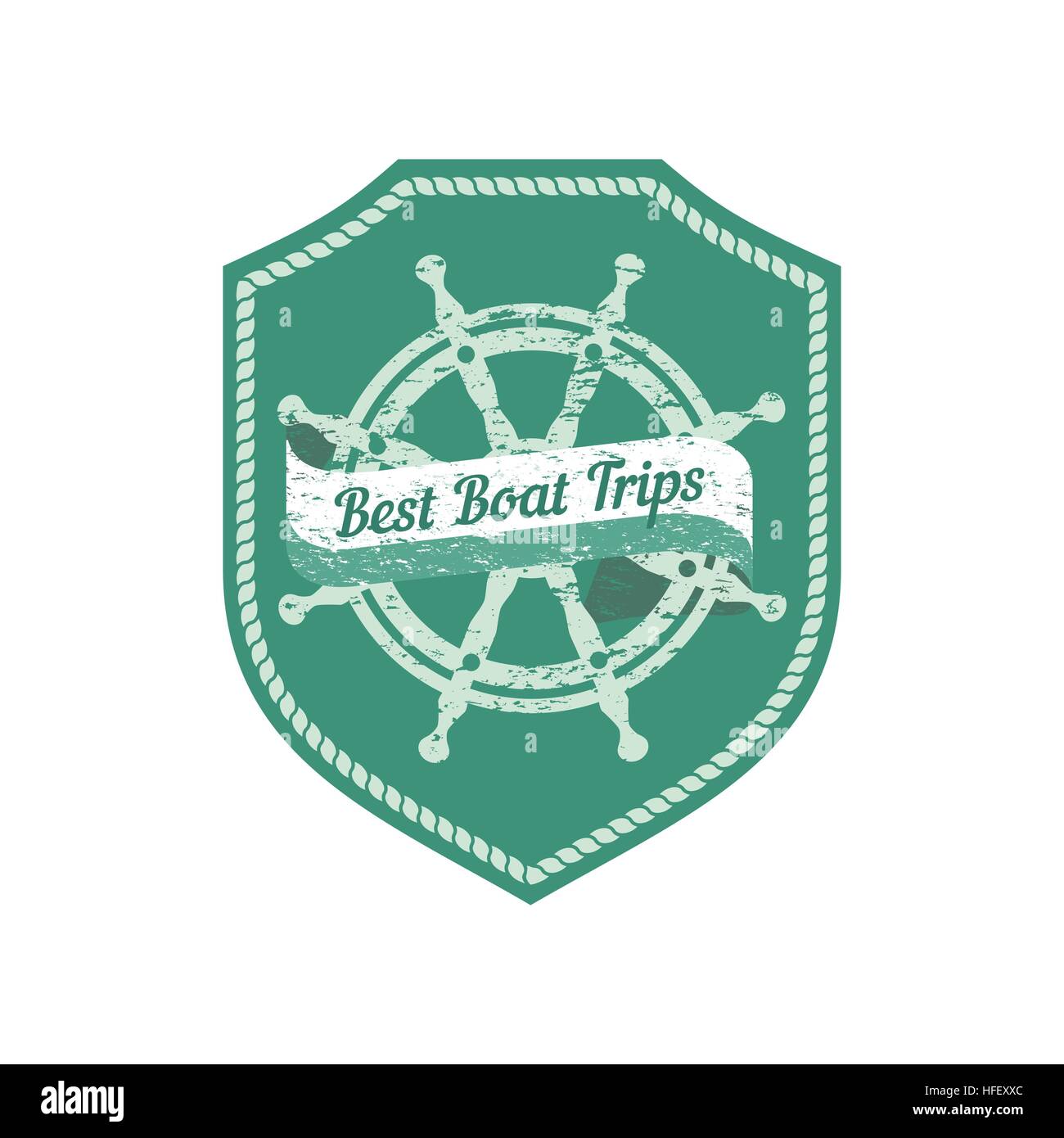 Migliori gite in barca Illustrazione Vettoriale