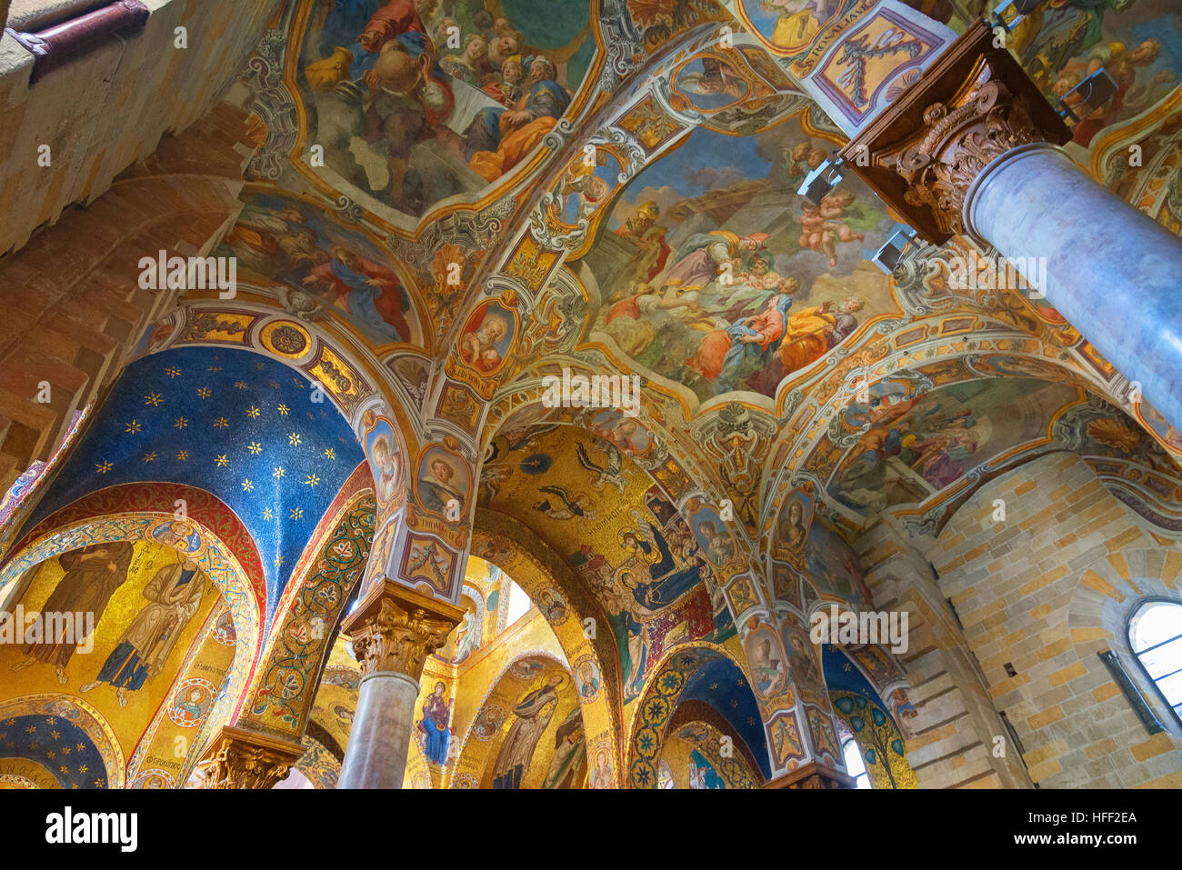La Chiesa della Martorana, Palermo, Sicilia, Italia, Europa Foto Stock